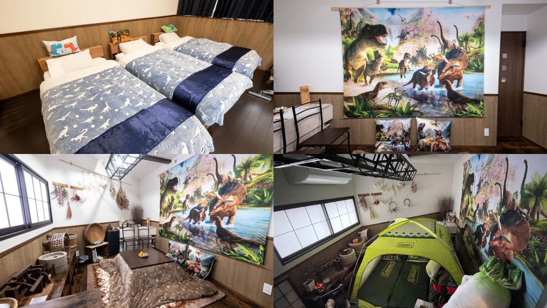 Dinosaur Agri(ダイナソーアグリ)、恐竜ホテルの特徴恐竜ルーム