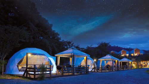 ＧＲＡＸ（ASOBUYUKU京都るり渓温泉）（京都府）関西の満点の星が見える宿14選!グランピングや子連れ家族おすすめホテル