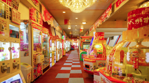 三日月シーパークホテル勝浦（千葉県）関東のゲームセンターが大きいホテル15選！レトロゲームや温泉も満喫