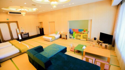 SPA HOTEL YUTTARIKAN（鹿児島県）九州の部屋に遊具があるホテル10選!子連れで楽しいアスレチック!
