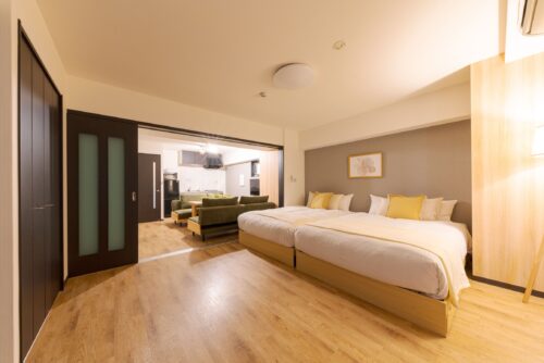 TAKUTO STAY 堺筋本町（大阪市中央区）大阪の部屋に洗濯機があるホテルおすすめ12選!子連れ旅や長期滞在も快適
